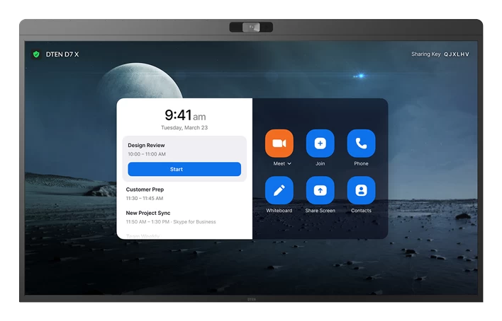 DTEN D7X 75-inch all-in-one Microsoft Teams Rooms display