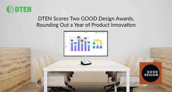 DTEN Scores Two GOOD DESIGN Awards, Rounding Out A Year Of Product Innovation